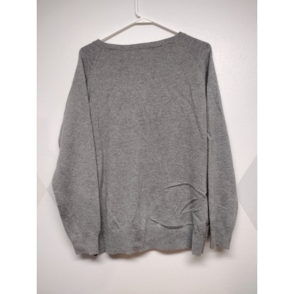 Kallspin gray cashmere wool blend sweater - Picture 2 of 11